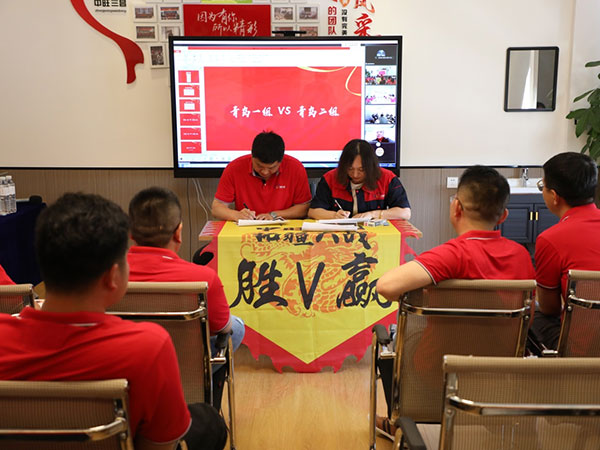 公司销售部举行6月份拓疆大战启动会