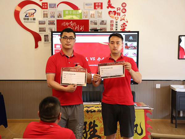 公司销售部举行6月份拓疆大战启动会